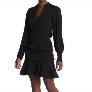 NWT VERONICA BEARD Black Jasper Dress Black Sz 10
